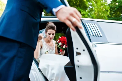 A Bride’s Guide to Getting in and out of a Limousine in a Wedding Dress